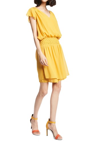 Gaudì gelbes kleid 111bd15014 - kleid,