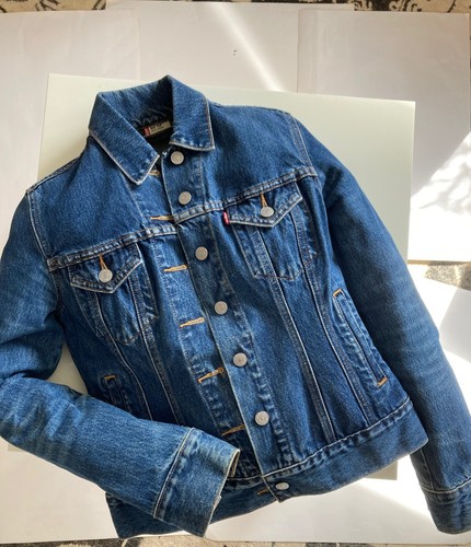 Levi jeansjacke blau damen - blau,