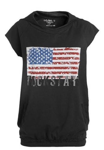 Men rockstars angels hoodie - rockstars,