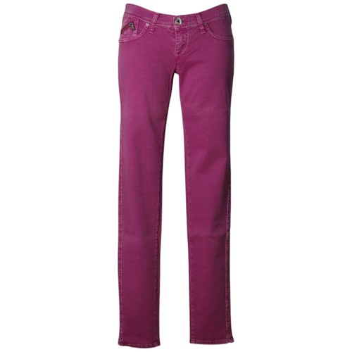 Damen fuchsia jeans niedrige - fuchsia,
